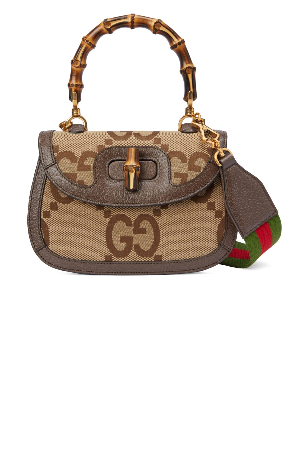 뱀부 점보 GG 스몰 탑핸들백 675797 > Bamboo 1947 - 뱀부 1947