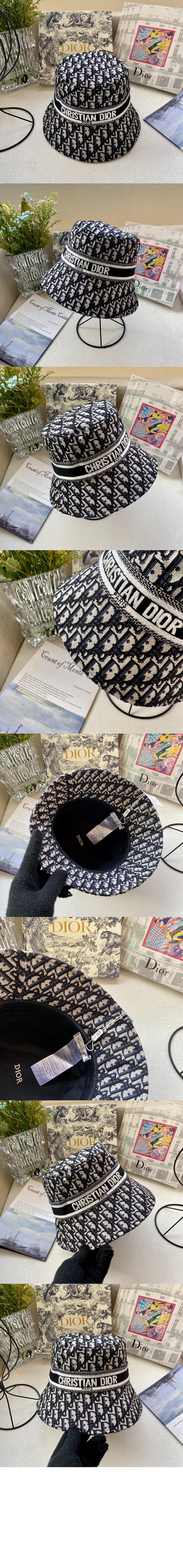 오블리크 버킷햇 8262AG > 디올