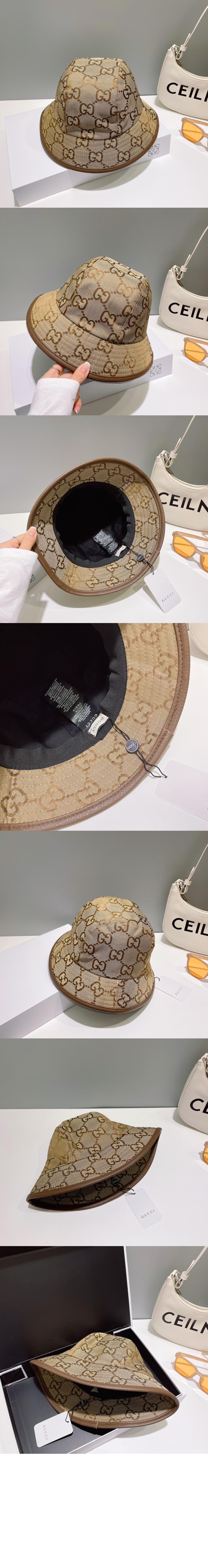 점보 GG 캔버스 버킷햇 681256 > 구찌