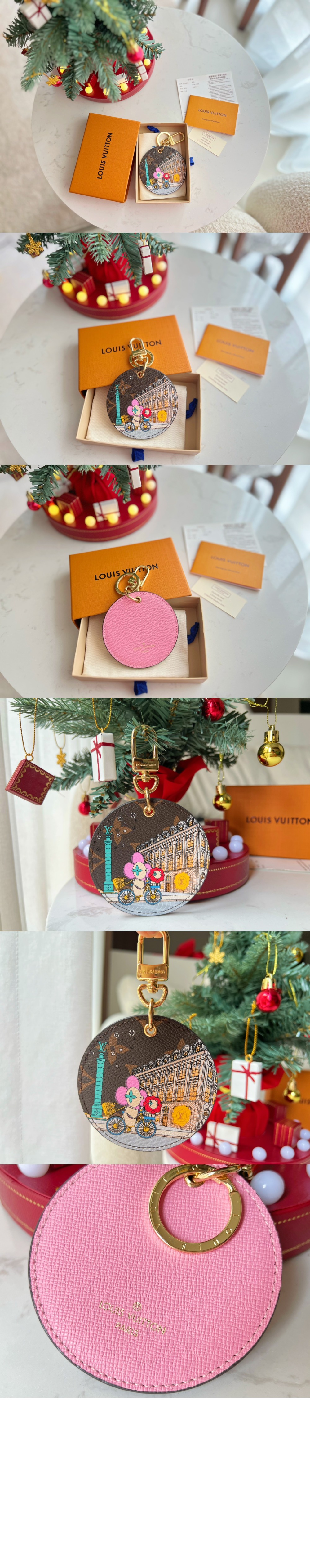 일러스트 Xmas 파리 백 참 & 키 홀더 M00872 > Etc - 기타제품