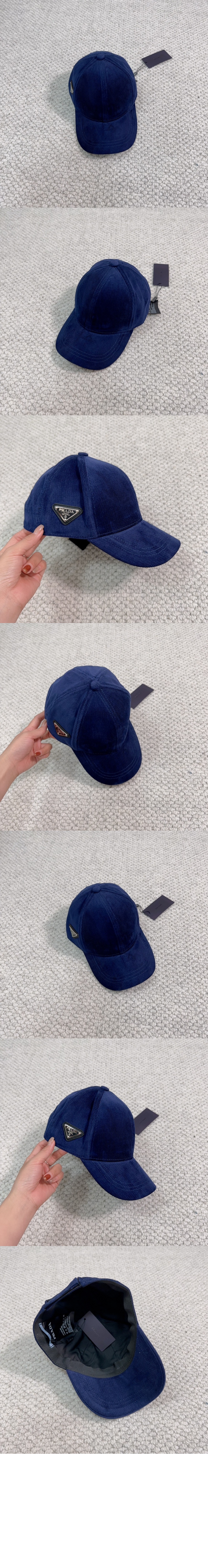 코듀로이 베이스볼 캡 2HC274 > 프라다