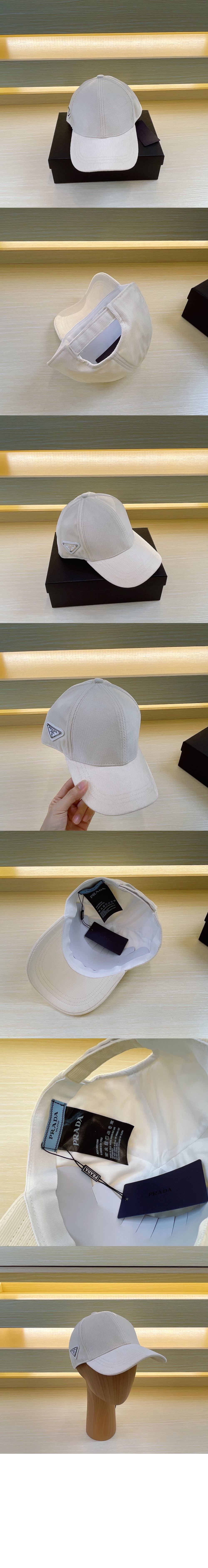 코듀로이 베이스볼 캡 2HC274 > 프라다