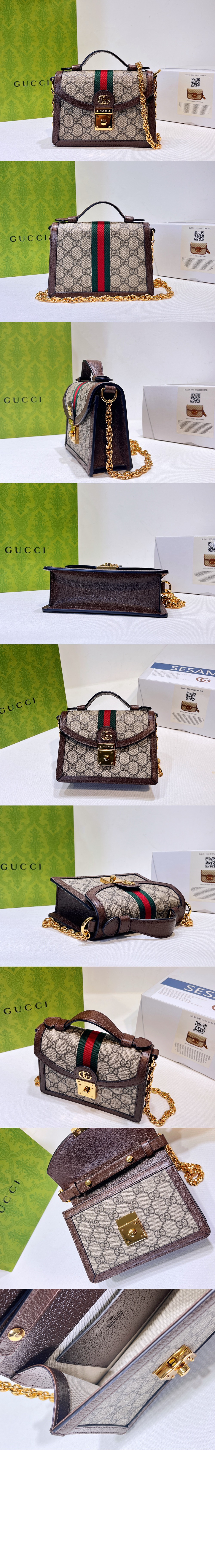 오피디아 GG 미니 토트백 696180 > Ophidia - 오피디아