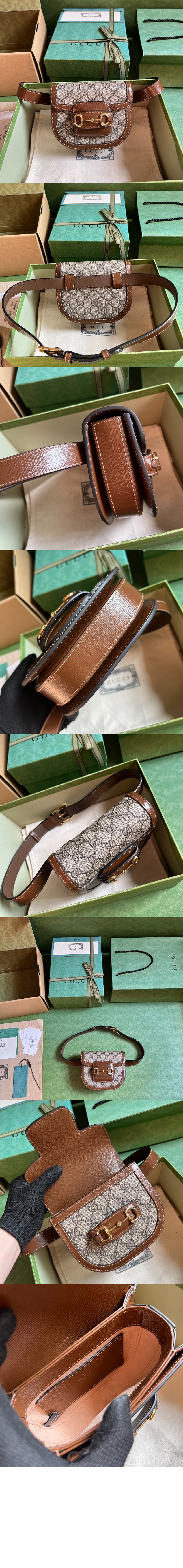 홀스빗 1955 라운드 벨트백 760198 > Ophidia - 오피디아