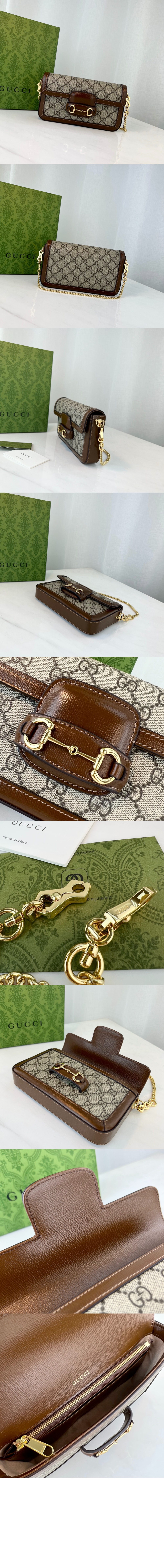 홀스빗 1955 미니백 752002 > Horsebit 1955 - 홀스빗 1955