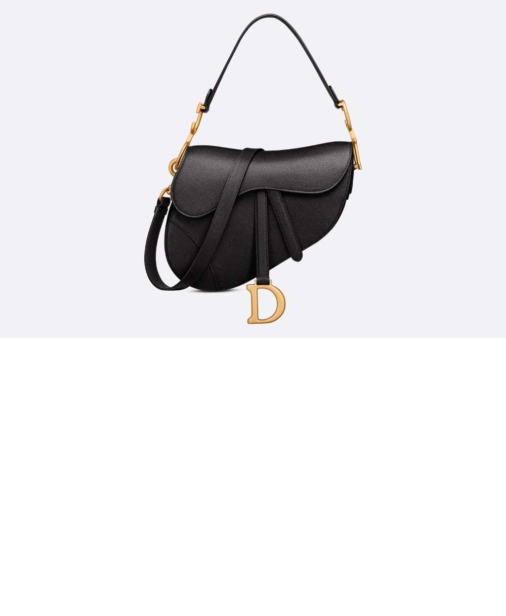 스트랩 새들백 그레인드 미듐 M0455 > Saddle - 새들