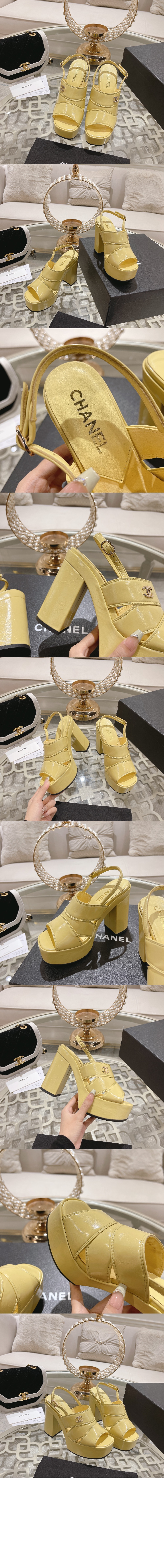 페이던트 가죽 샌들 G45016 > Slingback - 슬링