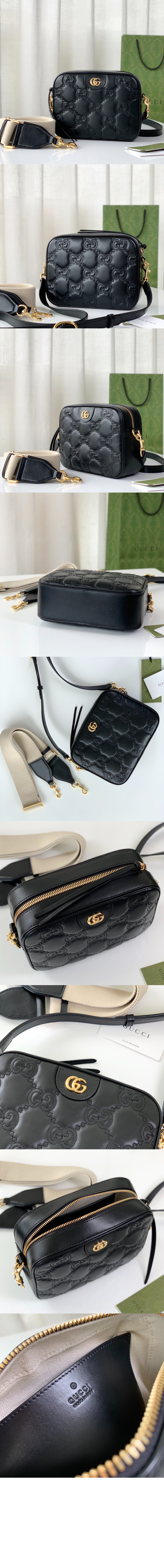 GG 마몽 마틀라세 스몰 토트백 ‎702234 > GG Marmont - GG 마몽