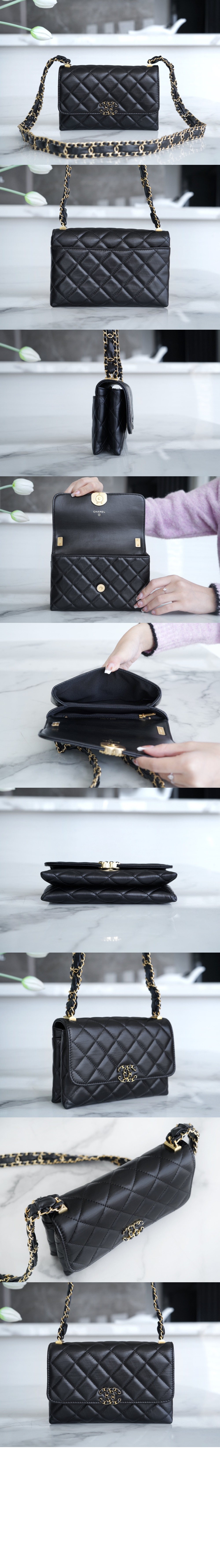 체인 더블 포켓 플랩백 AP3572 > Etc - 기타제품