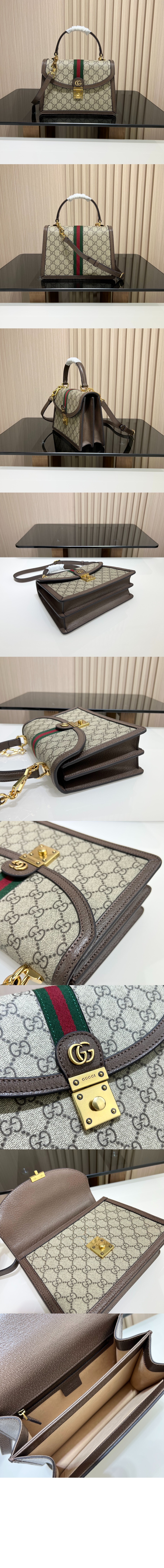 오피디아 GG 스몰 탑핸들백 651055 > Ophidia - 오피디아