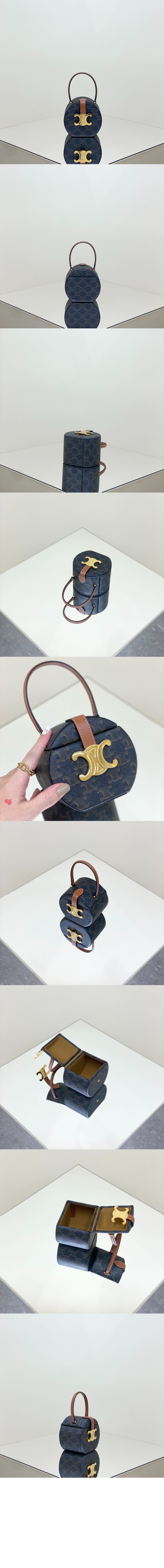 트리오페 퀴르 큐브 토트백 199302 > Triomphe - 트리오페