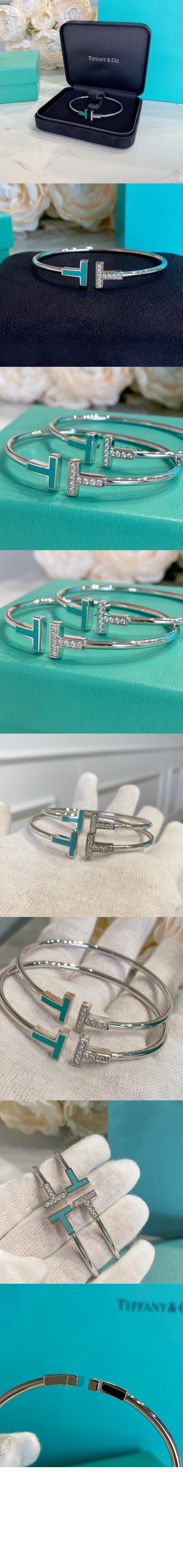 다이아몬드 및 터쿼이즈 와이어 브레이슬릿 > Etc - 기타제품