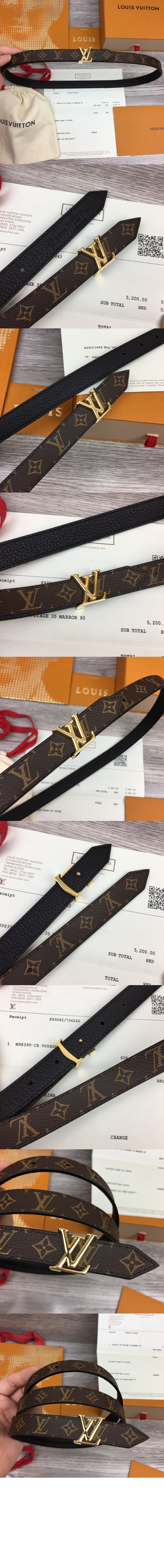 LV 아이코닉 리버서블 벨트 M0431X > 루이비통