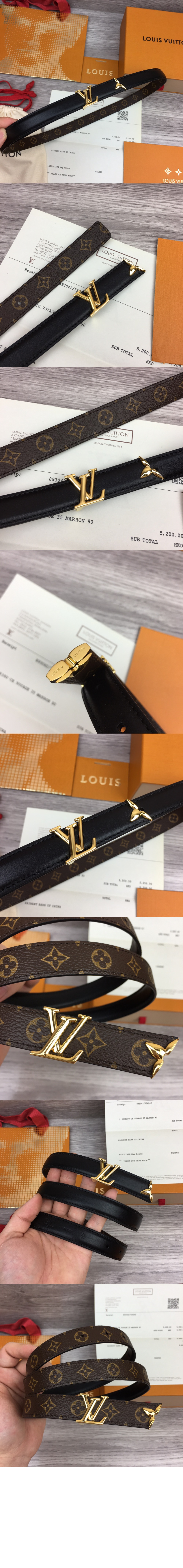 프리티 LV 리버서블 벨트 M8232X > 루이비통