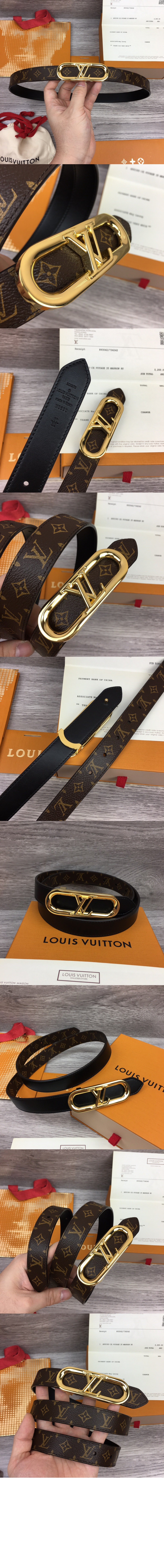 마이 LV 체인 리버서블 벨트 M0690W > 루이비통