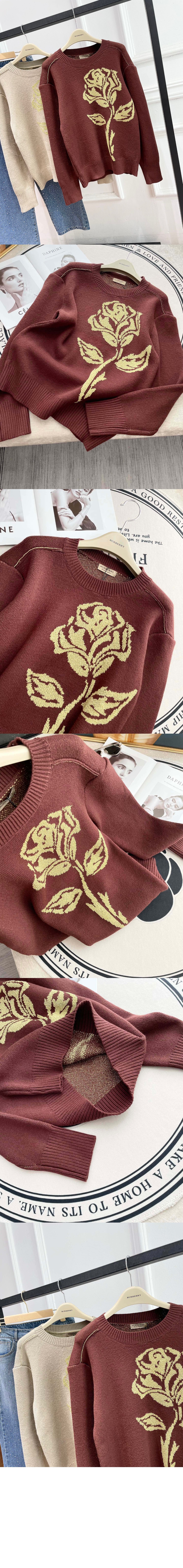 로즈 울 블렌드 스웨터 > Etc - 기타제품