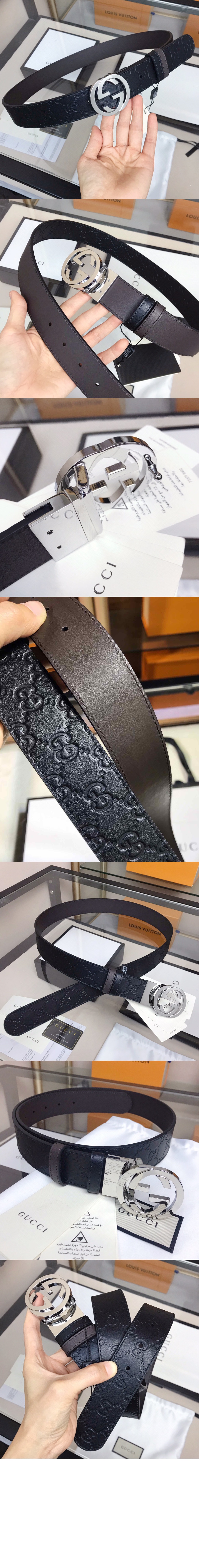 구찌 시그니처 레더 벨트 473030 > 구찌