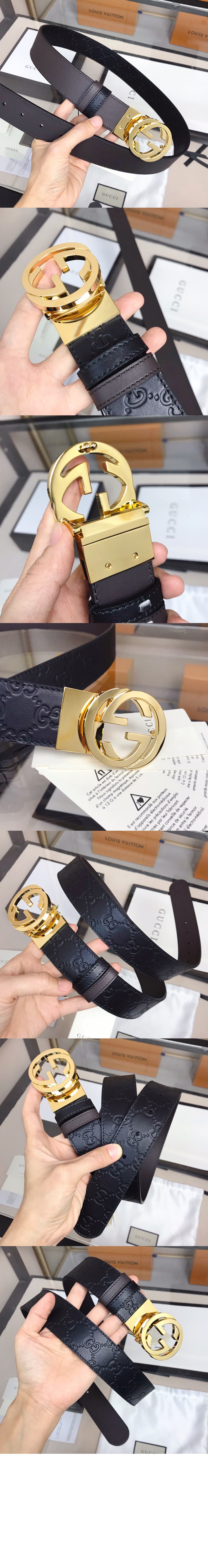 구찌 시그니처 레더 벨트 473030 > 구찌