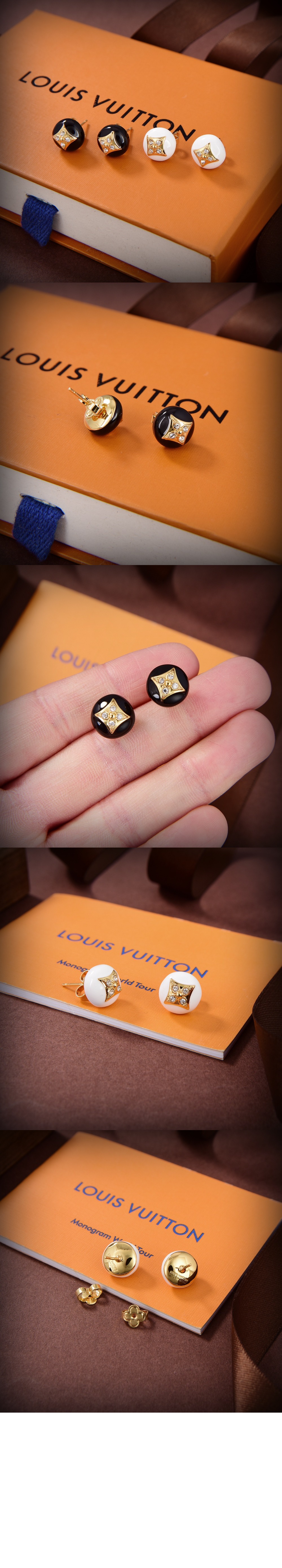 B 블라썸 스터드 오닉스와 다이아몬드 Q96990 > Etc - 기타제품