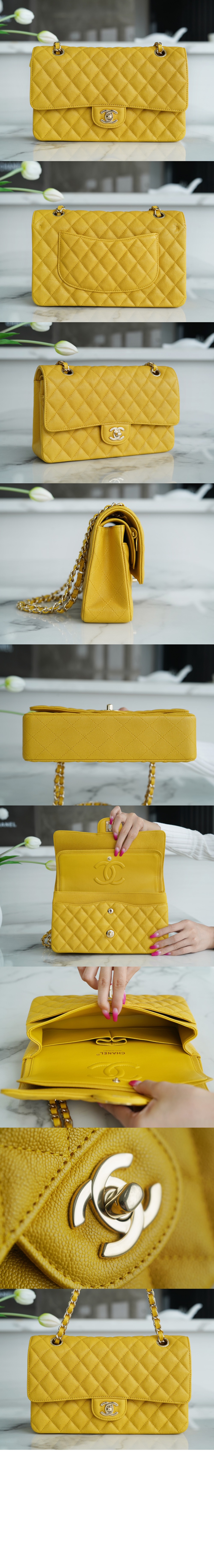 클래식 캐비어 미듐 샴페인골드 A01112 > Classic - 클래식