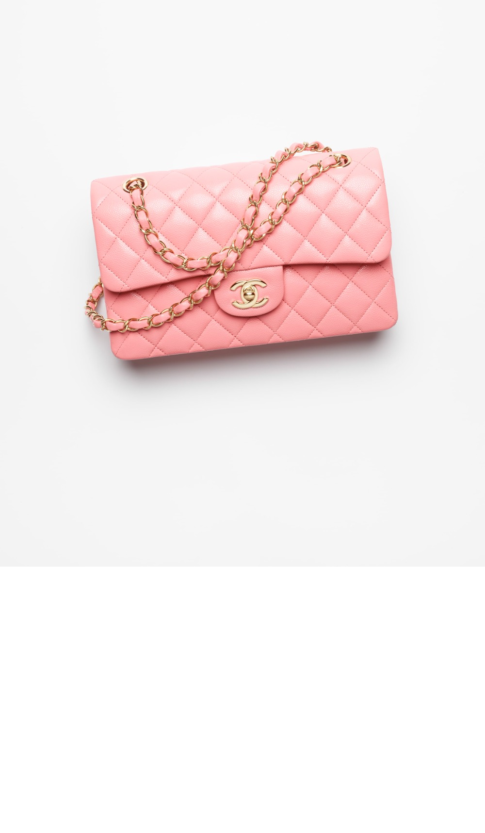 클래식 캐비어 스몰 샴페인골드 A01113 > Classic - 클래식