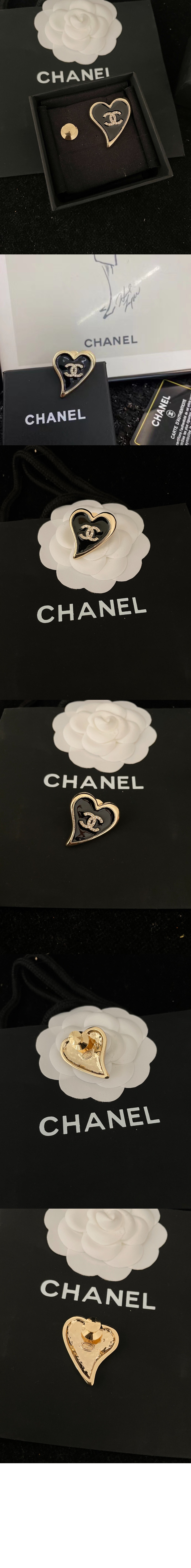 CC로고 하트 핀 라인스톤 브로치 AB8041 > Etc - 기타제품