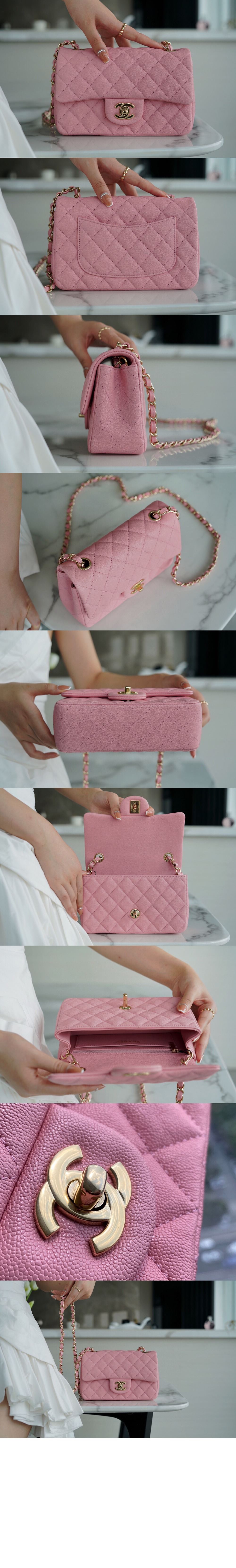 클래식 캐비어 뉴미니 샴페인골드 A69900 > Classic - 클래식