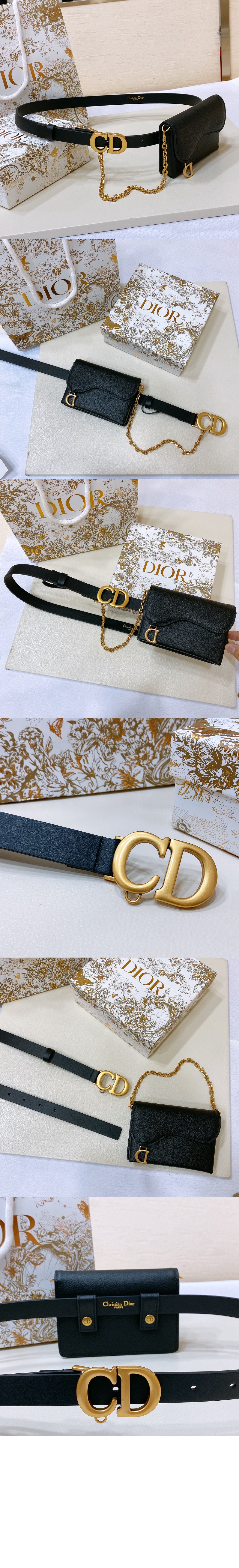 안장 탈착식 파우치 벨트 B0454 > 디올