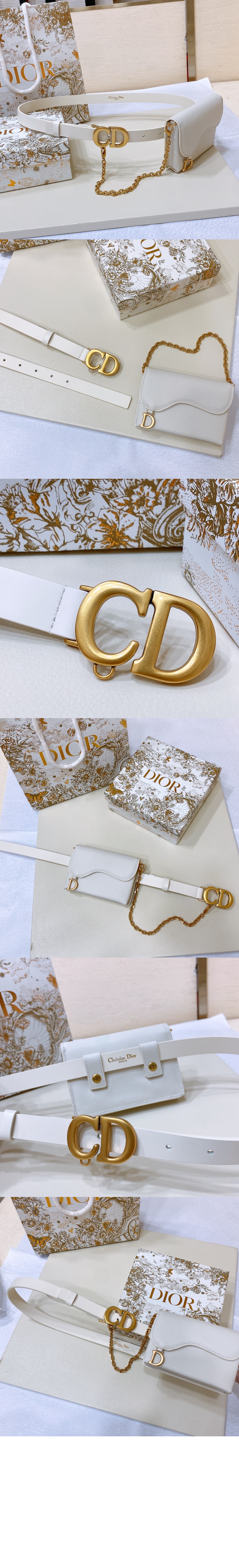 안장 탈착식 파우치 벨트 B0454 > 디올