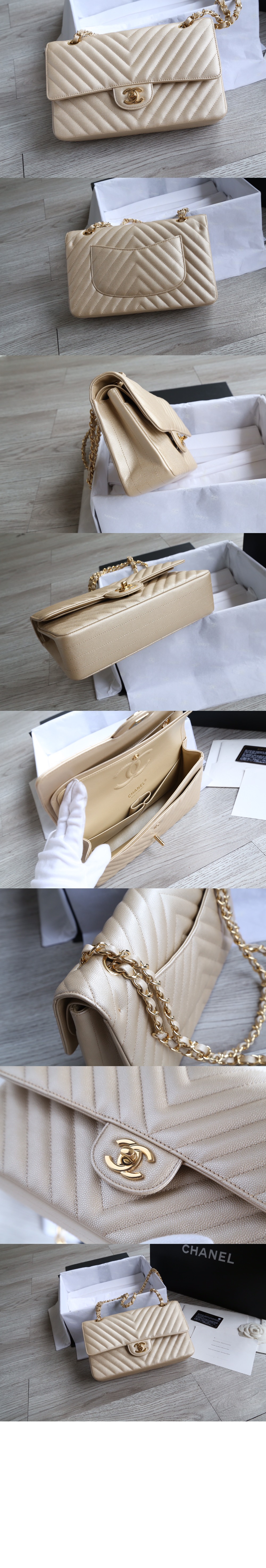 쉐브론 클래식 캐비어 미듐 인기색상 A01112 > Classic Chevron - 클래식 쉐브론