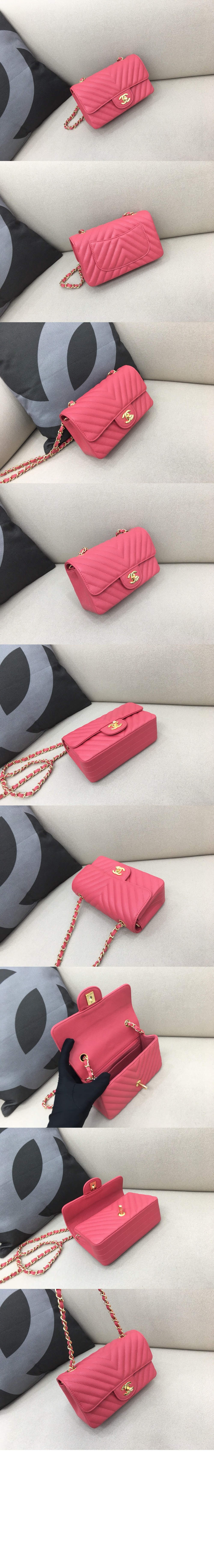 쉐브론 클래식 캐비어 뉴미니 인기색상 A69900 > Classic Chevron - 클래식 쉐브론