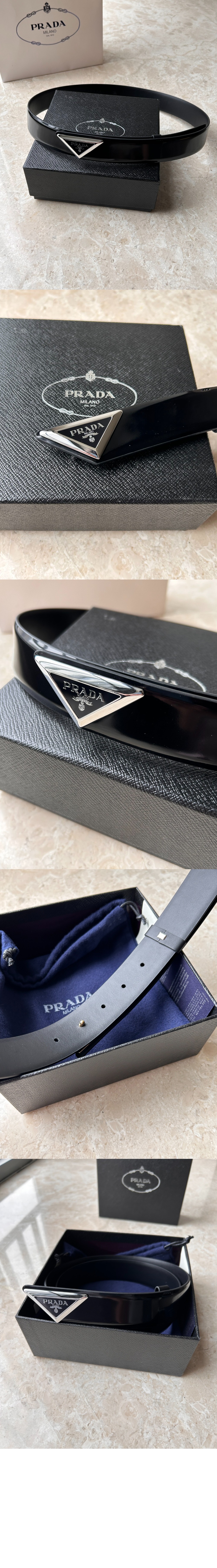 브러시드 벨트 2CM250 > 프라다