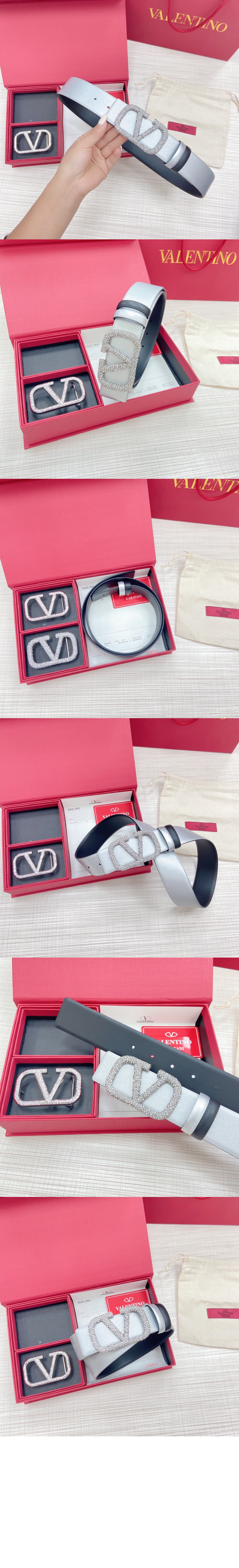 브이로고 리버서블 벨트 > 발렌티노