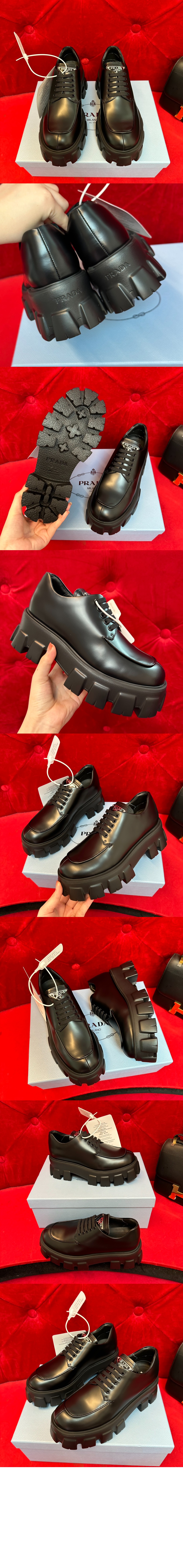 모노리스 브러쉬드 레더 레이스업 슈즈 1E255N > Etc - 기타제품