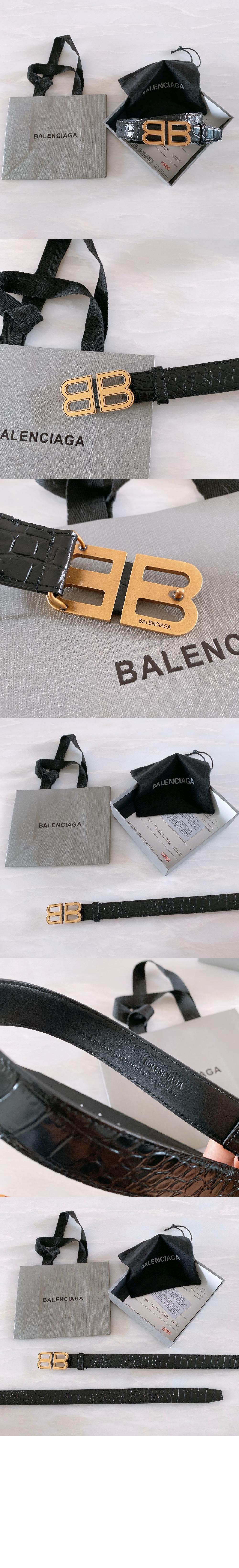 BB 씬 벨트 673518 > 발렌시아가