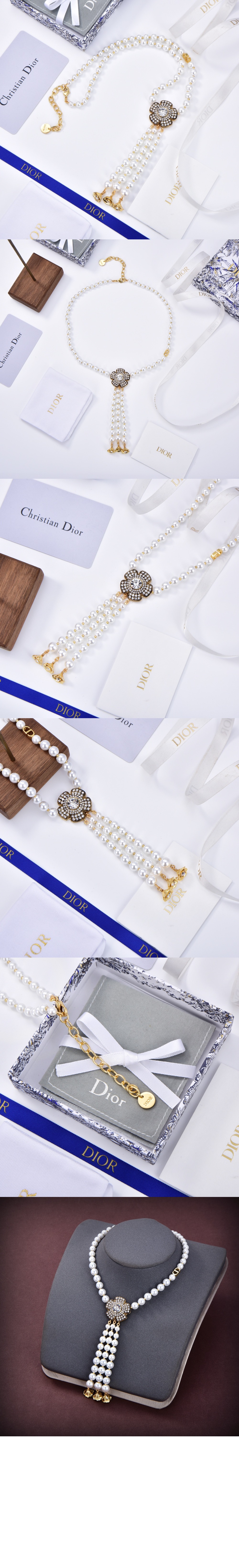 JARDIN ENCHANTE 진주 목걸이 N2290 > 디올
