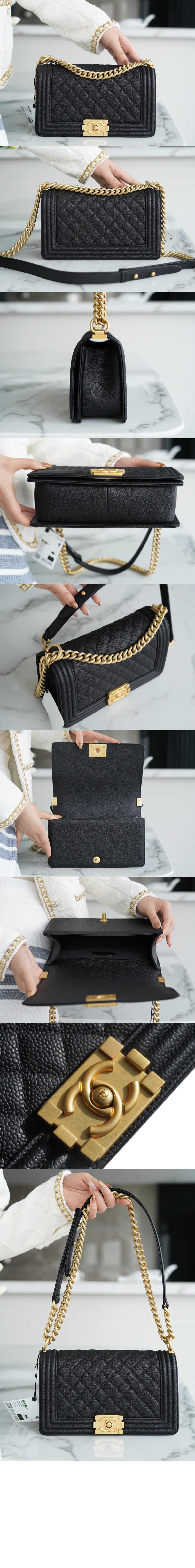 보이백 캐비어 미듐 A67086 > Boy - 보이백