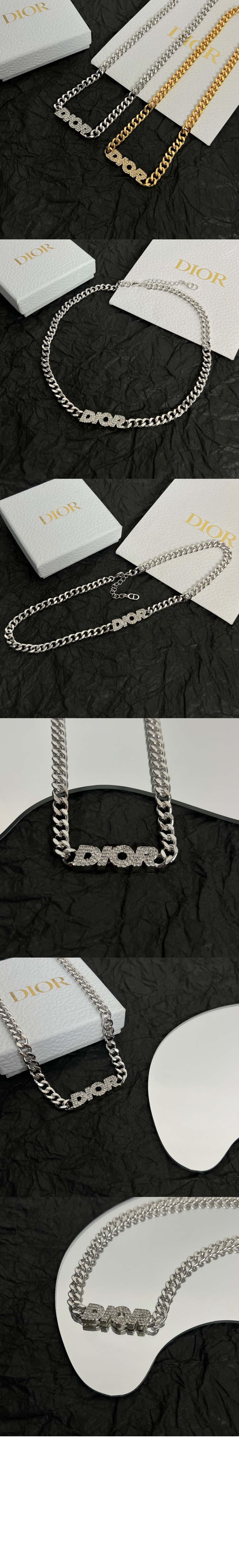 Dior Italic 체인 링크 목걸이 N1507 > 디올