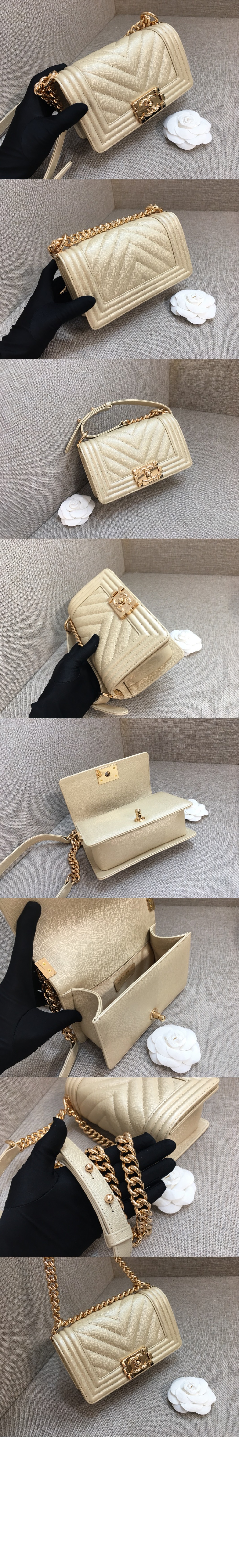 쉐브론 보이백 캐비어 스몰 인기색상 A67085 > Boy Chevron - 보이 쉐브론