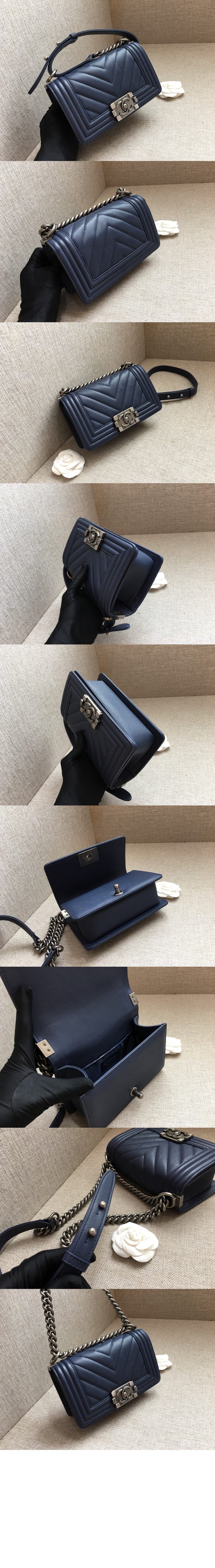 쉐브론 보이백 캐비어 스몰 인기색상 A67085 > Boy Chevron - 보이 쉐브론