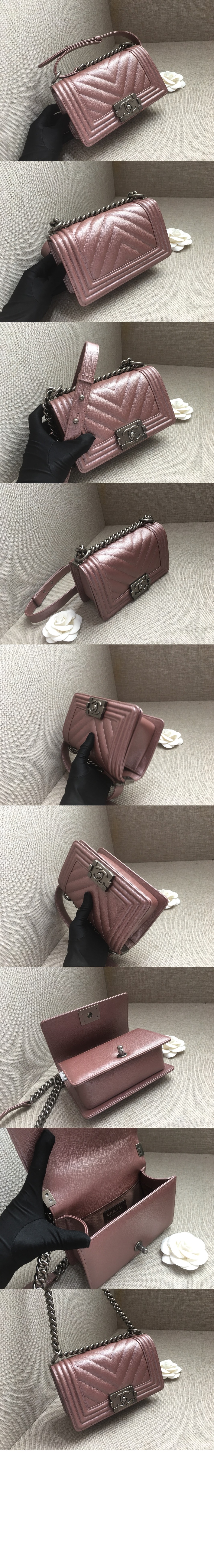 쉐브론 보이백 캐비어 스몰 인기색상 A67085 > Boy Chevron - 보이 쉐브론