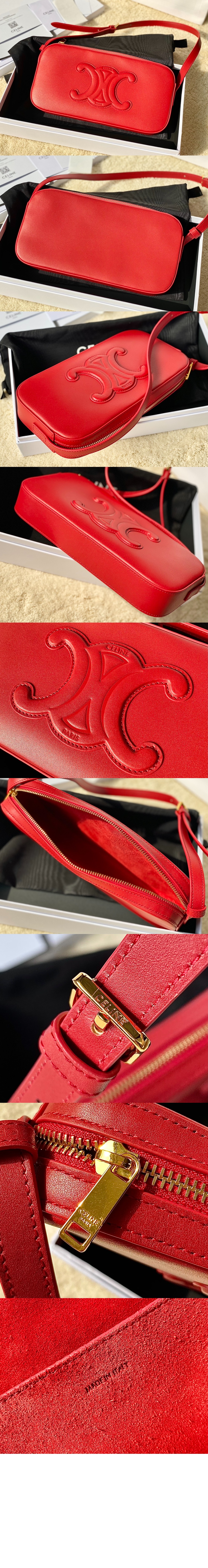 트리오페 스무스 레더 카메라백 199183 > Triomphe - 트리오페