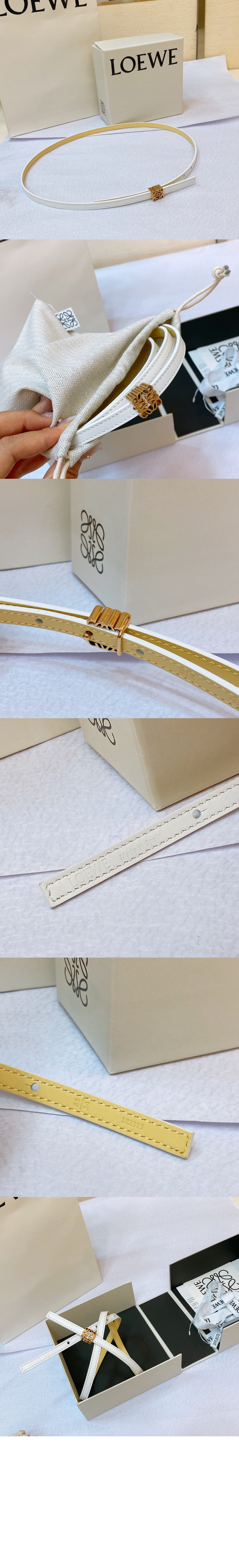 리버서블 애너그램 큐브 벨트 > 로에베