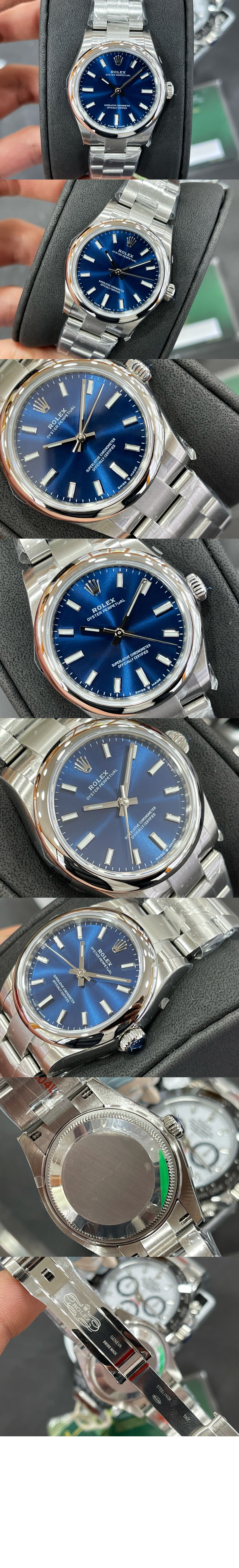 오이스터 퍼페츄얼 34 124200 > Oyster Perpetual - 오이스터 퍼페츄얼