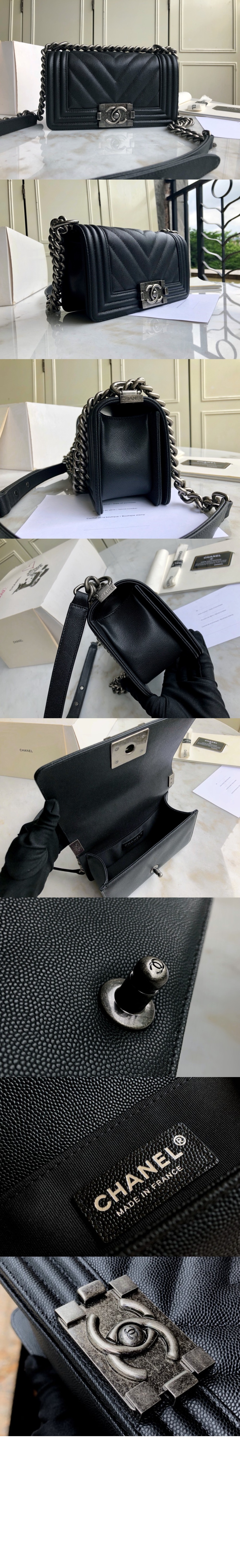 쉐브론 보이백 캐비어 스몰 A67085 > Boy Chevron - 보이 쉐브론