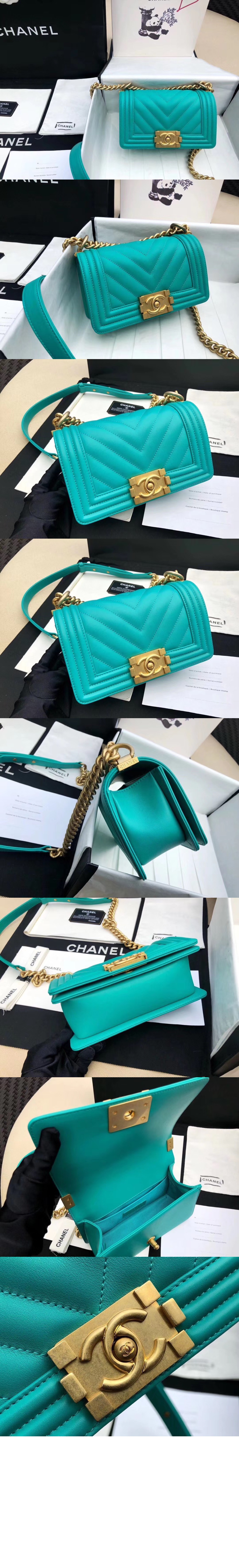 쉐브론 보이백 램스킨 스몰 인기색상 A67085 > Boy Chevron - 보이 쉐브론