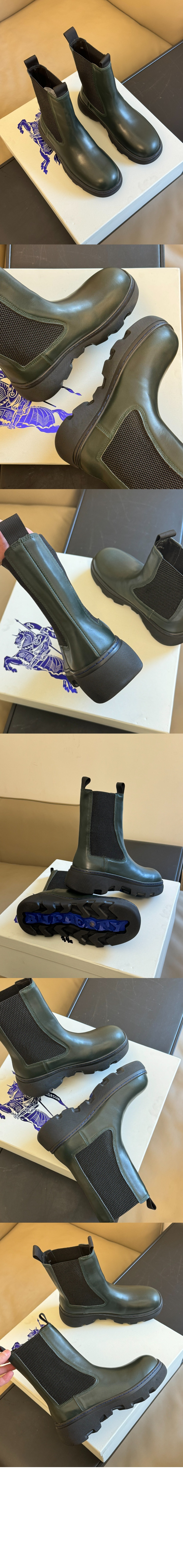 가죽 크리퍼 첼시 부츠 80753801 > Boots - 부츠