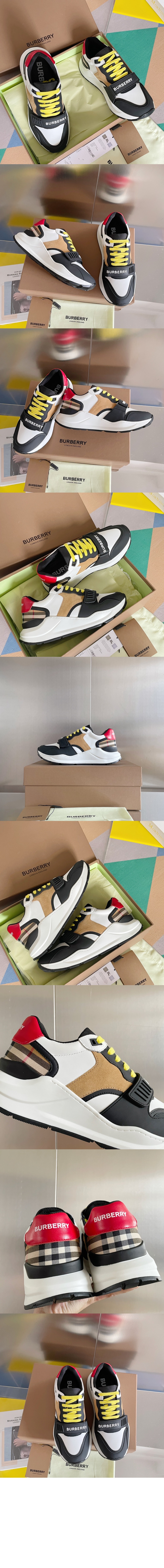 빈티지 체크 스웨이드 레더 스니커즈 80285801 > Sneakers - 스니커즈