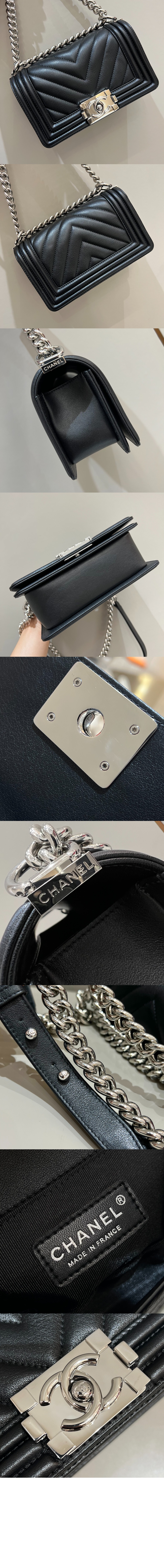 쉐브론 보이백 램스킨 스몰 A67085 > Boy Chevron - 보이 쉐브론