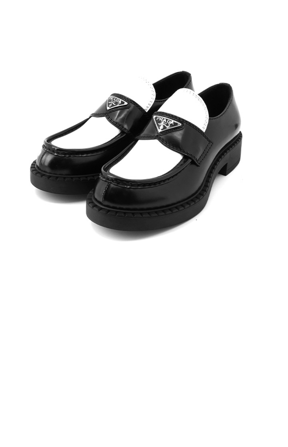 삼각로고 바이컬러 레더 로퍼 2DE127 > Etc - 기타제품